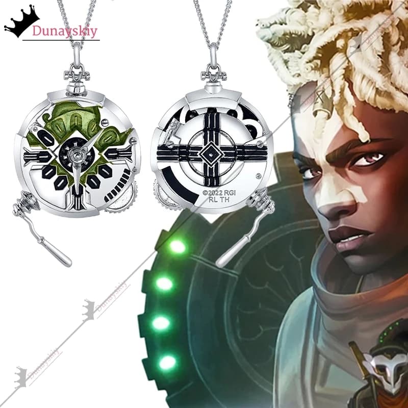 Arcane Ekko Cronometro Ciondolo Gioco LoL TV 2 Accessorio per costume cosplay Uomo Donna Puntelli per giochi di ruolo Parti 2025 Anime Party