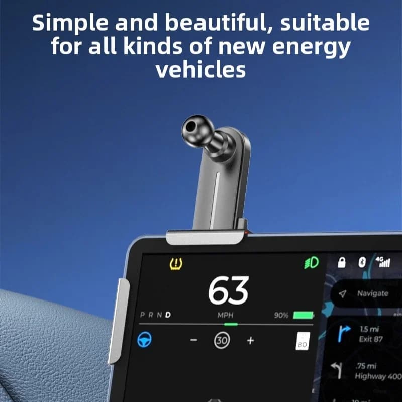 Supporto universale per schermo di visualizzazione per auto con testa a sfera Base con testa a sfera da 16 mm per supporto per telefono per auto per parti interne del supporto GPS