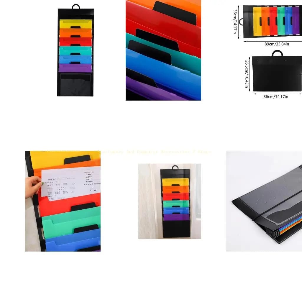 File a muro montato a sospensione Titolare Organizzatori della posta Office Home Office Forniture Tasca Tasca