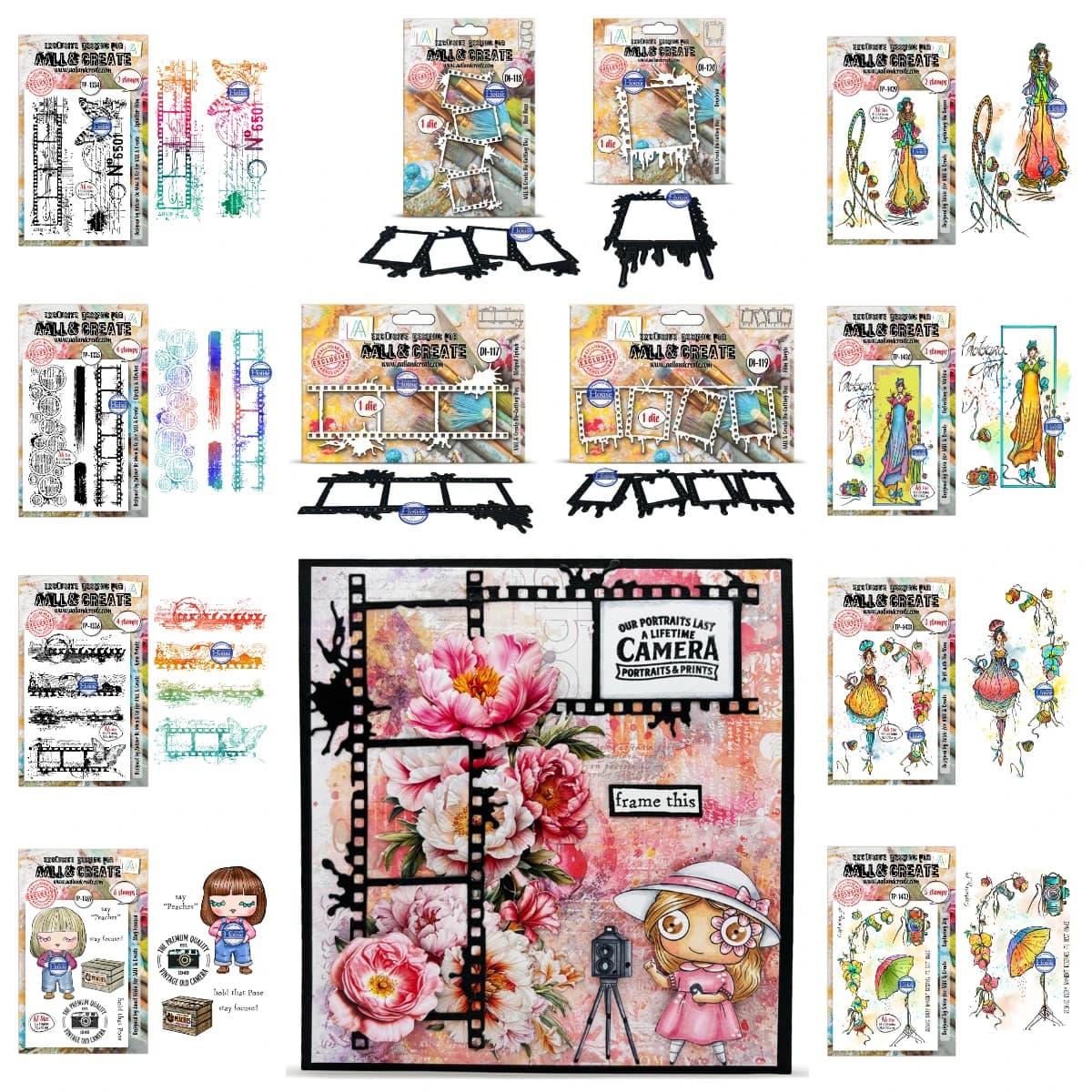 FLOWING BOW VINTAGE CLOCK DIES Nuovi Fustelle in Metallo per Scrapbooking, Decorazione di Diari e Carte, Lavorazione Artigianale, Nuovo Prodotto
