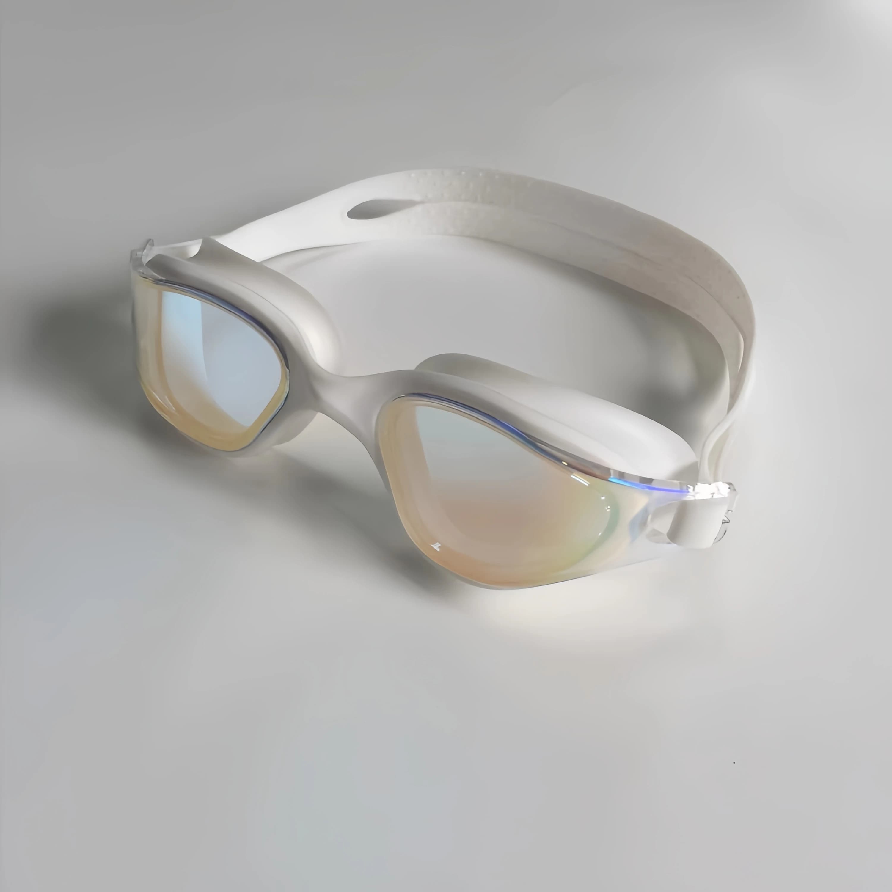 New Professional Adult Swimming Goggles Anti Fog UV Protection Waterproof No Leak PC Lens Soft Silicone Gasket Adjustable Strap