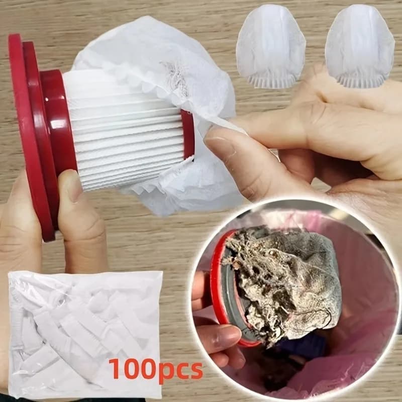 100 filtri usa e getta realizzati in tessuto non tessuto universale di alta qualità per accessori per coprifiltro per aspirapolvere verticali
