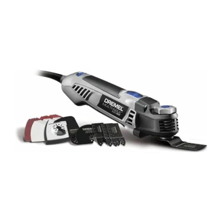 Kit Utensile Oscillante Multi-Max 5 Amp Senza Attrezzi con Set di Accessori Rinnovato