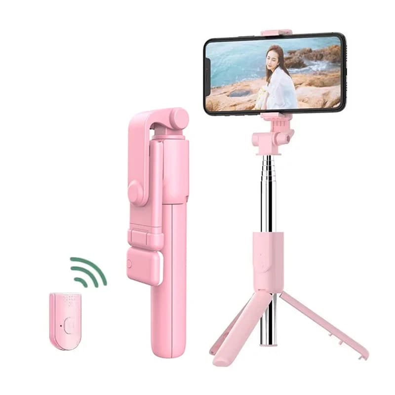 Bluetooth Selfie Stick Mobile Phone Holder Retractable Portable Multifunctional For Cell Phone Live Streaming For Makeup Video