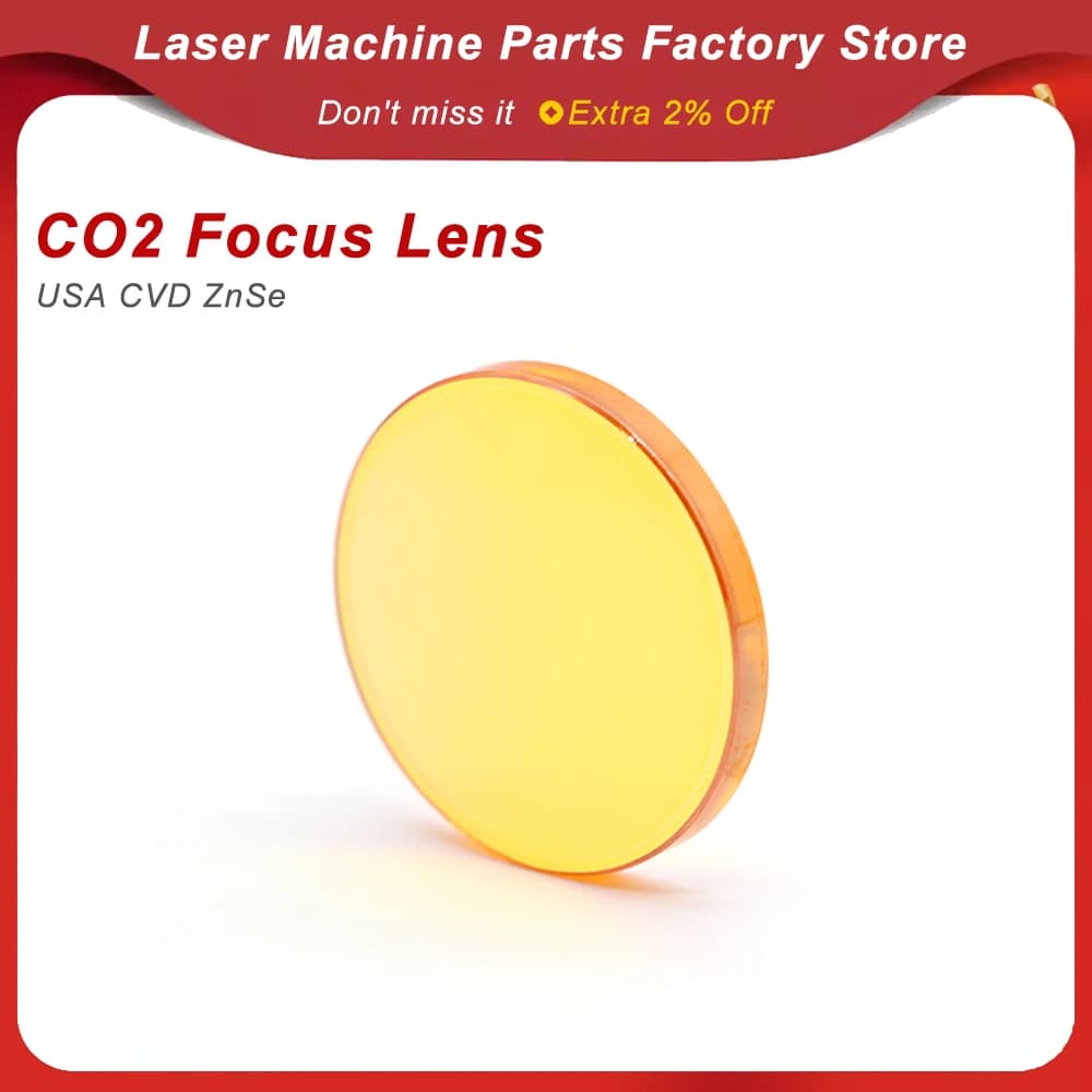 Lente Focale USA CVD ZnSe DIA 12 15 18 19.05 20 FL 38.1 50.8 63.5 76.2 101.6 127mm per Macchina per Incisione e Taglio Laser CO2