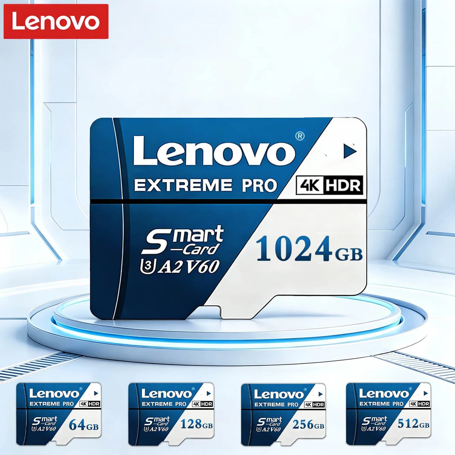 Scheda Micro SD Lenovo Extreme Pro da 1TB, scheda di memoria ad alta resistenza da 128GB 256GB 512GB, scheda Mini SD 4K Full HD per telefono, drone, fotocamera