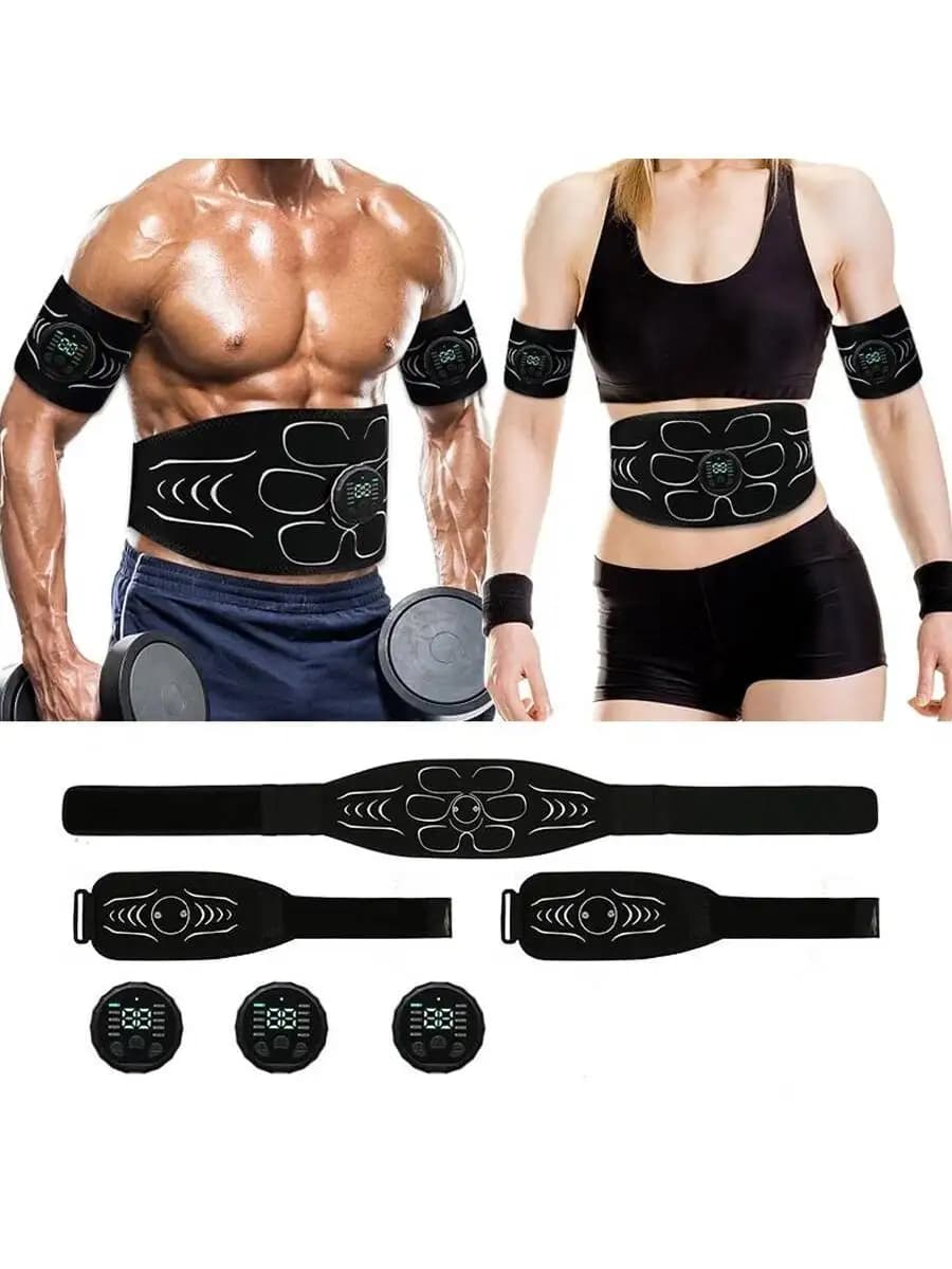 2026 EMS Stimolatore muscolare Abs Trainer Toner muscolare addominale Cinture tonificanti elettroniche Dispositivo di massaggio fitness ricaricabile