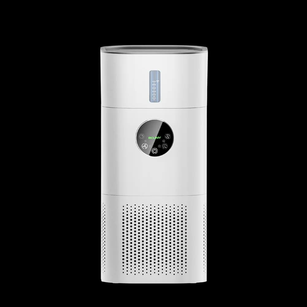 ROUNY Purificatore d'Aria e Umidificatore 2-in-1 con Filtro HEPA H13, Depuratore d'Aria Digitale per Casa, Camera da Letto e Allergie