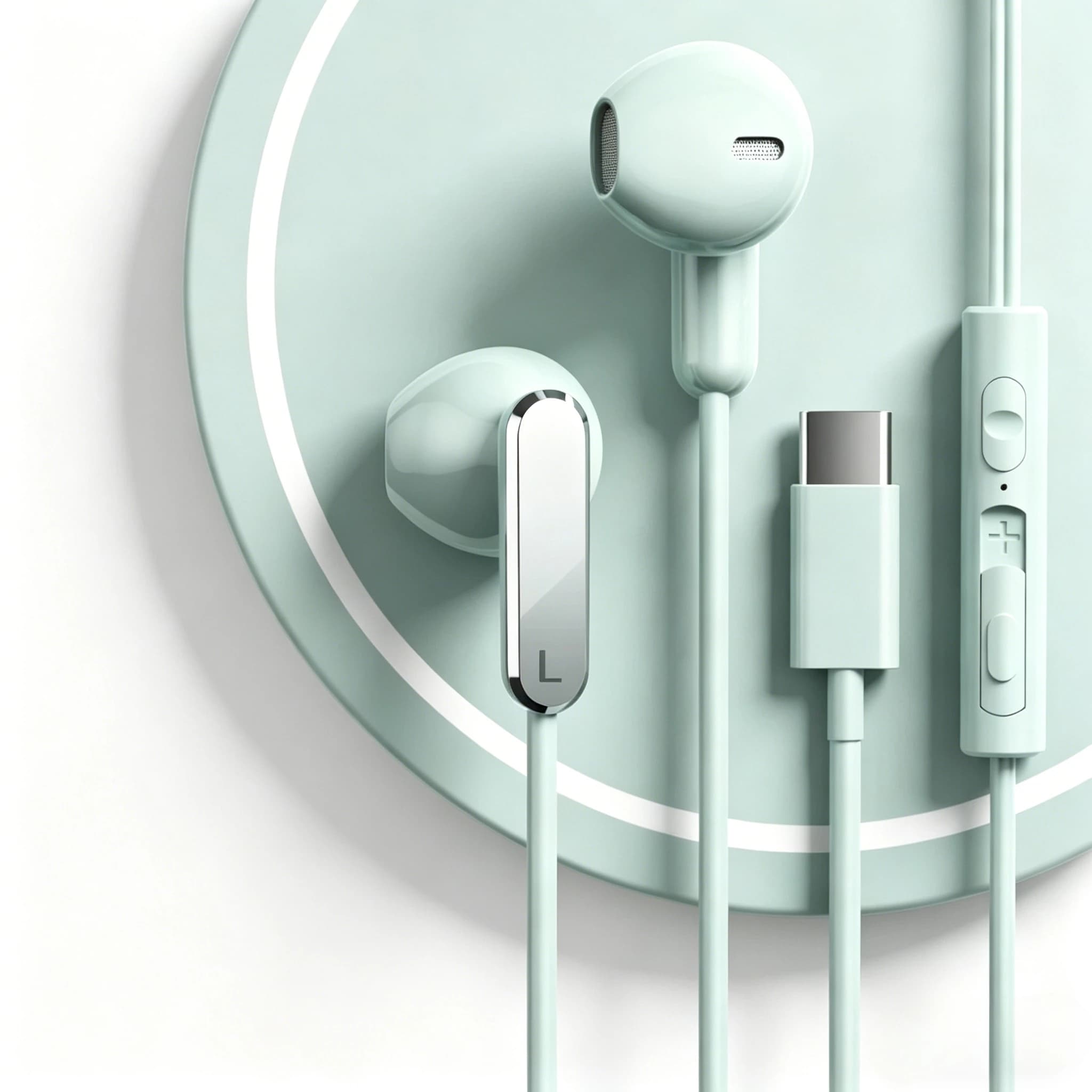 Auricolari Cablati 3.5mm e USB Type-C, Suono Stereo HiFi con Bassi Profondi e Controllo Volume, Cuffie da Gaming per Giochi e Riproduzione Musicale