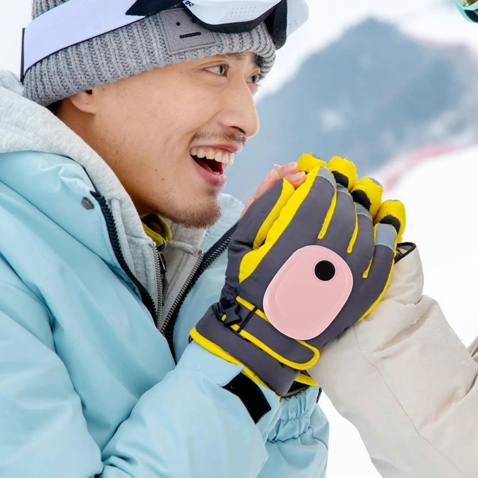 Universal Fit Electric Glove Warmer Smart Heating Device for Motorcycle Gloves Outdoor Sports Winter Cycling Skiing Heated