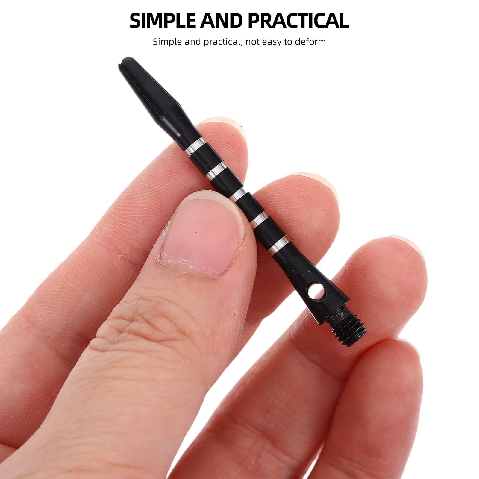 20Pcs Dart Shafts Standard 2Ba Screw Thread Aluminium Alloy Replacement Shaft Professional Steel Tips Accessories Front-Loaded