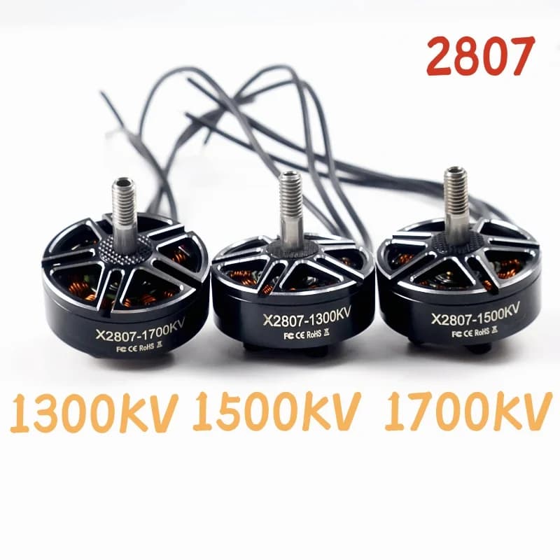 New X2807 Engine 1300KV/1500KV/1700KV 6S Brushless Motor For FPV Freestyle 7 inches A Long Raggio LR7 drones FAI Parts FROM TE