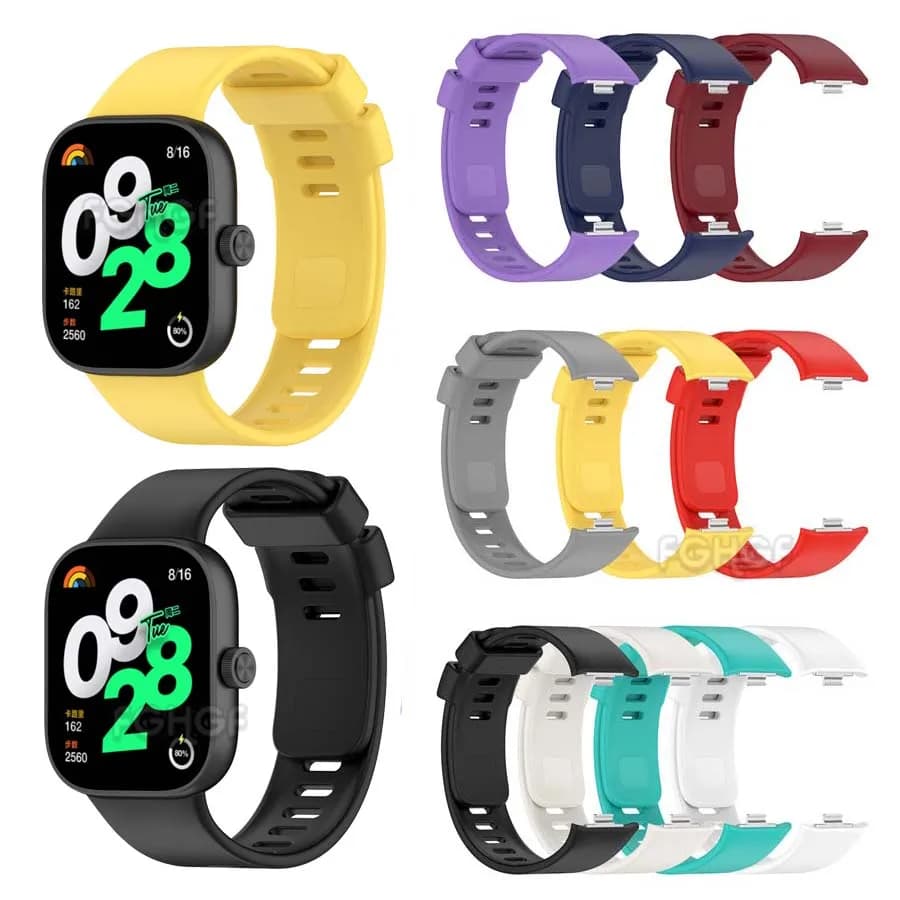 Silicone Watchband For Redmi Watch 6 5 Strap Accessory Replacement Correa Wristband For Xiaomi Redmi Watch 4 Smart Bracelet Belt