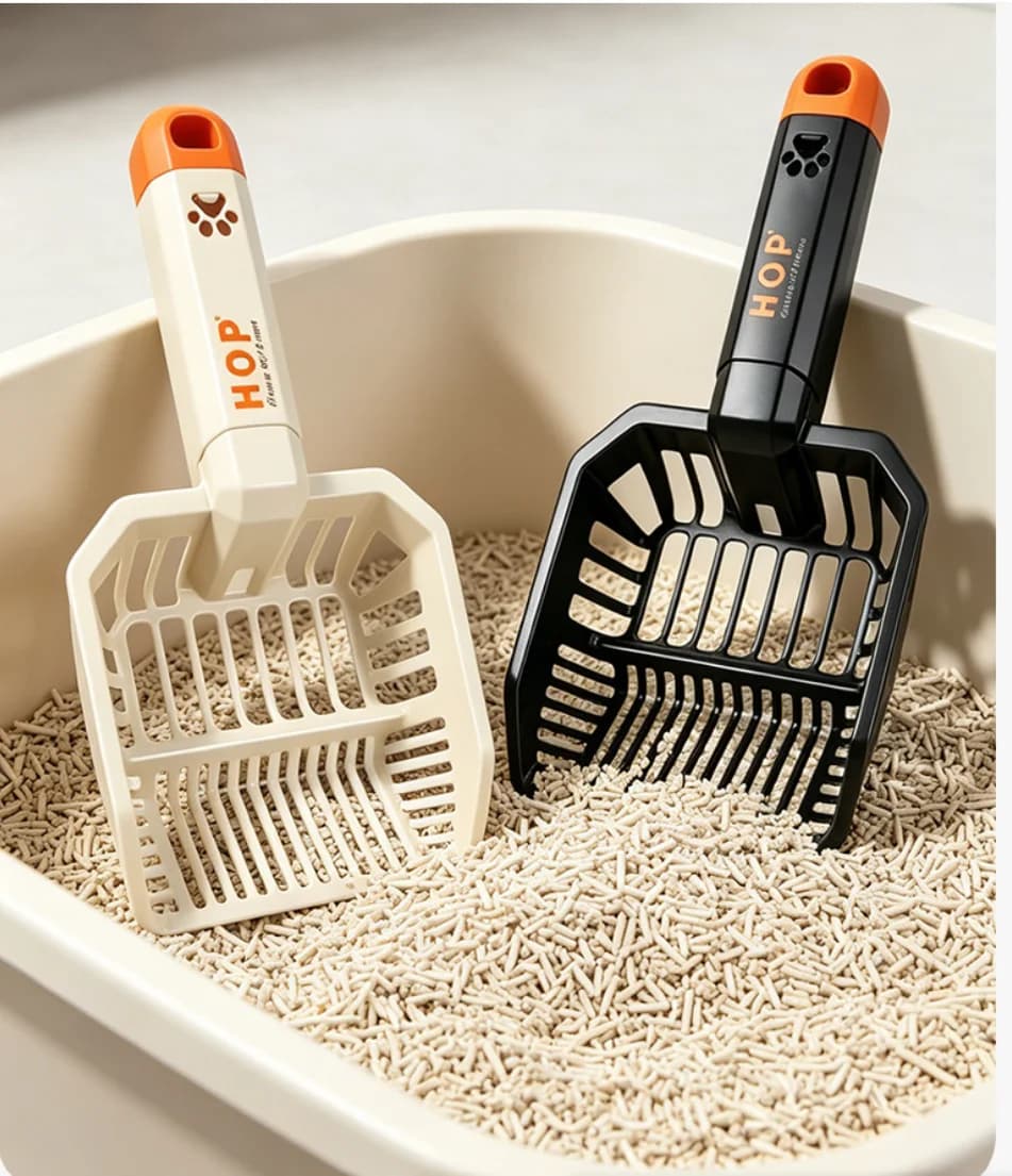 New Large Hollow Plastic Cat Litter Scoop Durable Household Pet Poop Shovel Cat Litter Box Cleaning Accessory