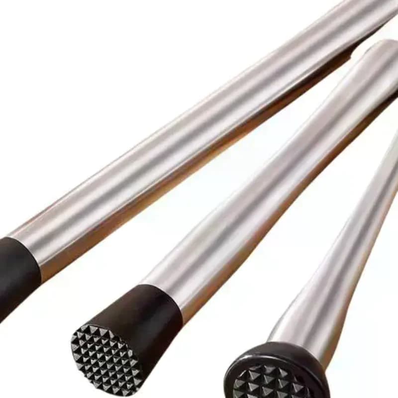 New Stainless Steel Cocktail Muddler Shaker With Crushing Hammer DIY Drink Fruit Muddler Crushed Ice Barware Tool