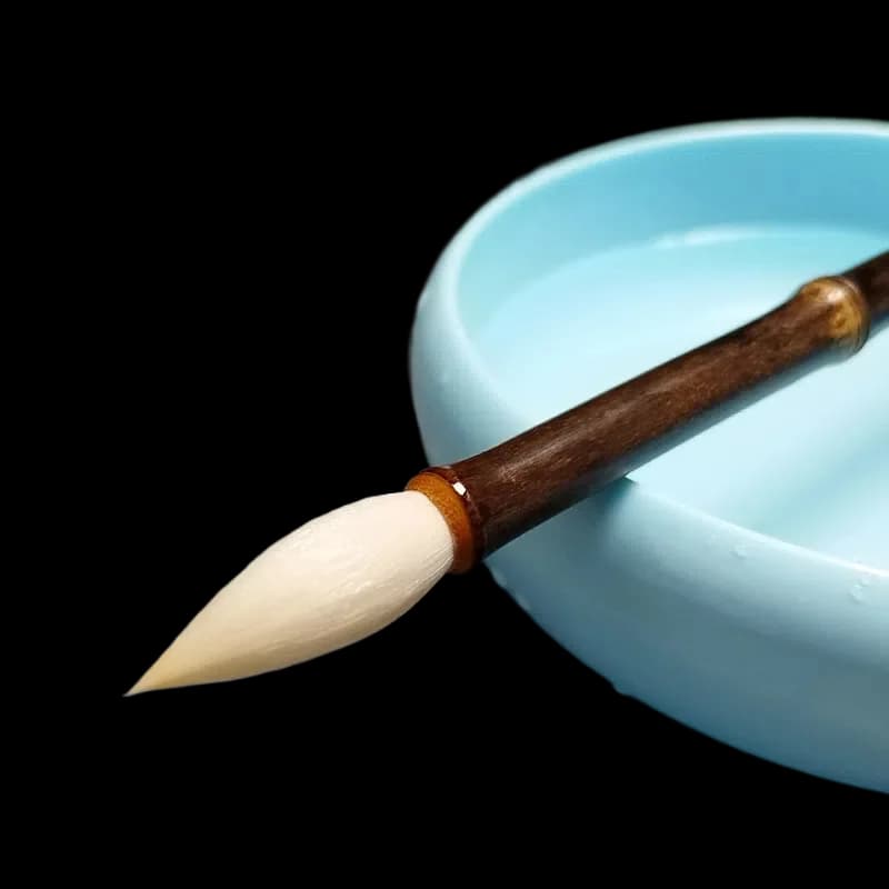 Soft Woolen Hair Brush Professional Medium Regular Official Script Calligraphy Brush Pen Chinese Painting Brush Set Art Supplies