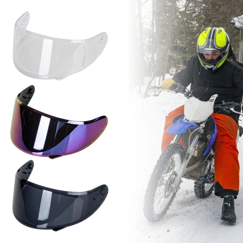 547C Visiera per casco Visiera per lente Visiera integrale per visiere per lenti ricambio per casco QIKE QK111