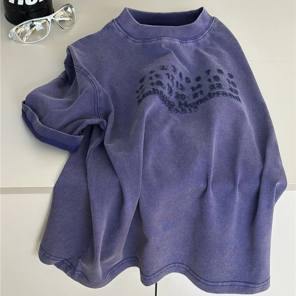 Abbigliamento per Bambini, T-shirt a Maniche Corte Alla Moda 2026, Top Estivo per Ragazzi con Ricami in Stile Coreano Trendy e Semplice