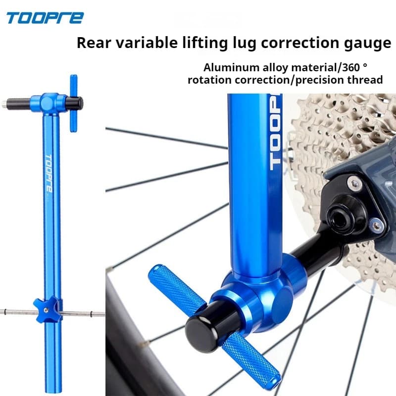 TOOPRE Mountain Bike Telaio Gancio di Coda Correttore Set di Ruote Quadrante Posteriore Orecchio Occhio Gancio di Coda Strumento di Riparazione di Correzione