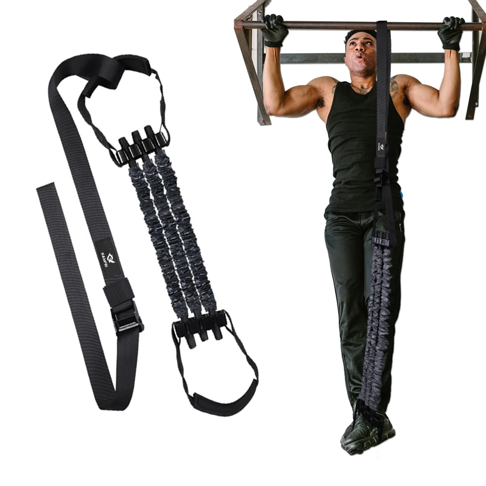 Pull-up Assist Band Stretch Chin Up Assistance Band Resistance Band Home Gym Horizontal Bar Hanging Belt Arm Muscle Training