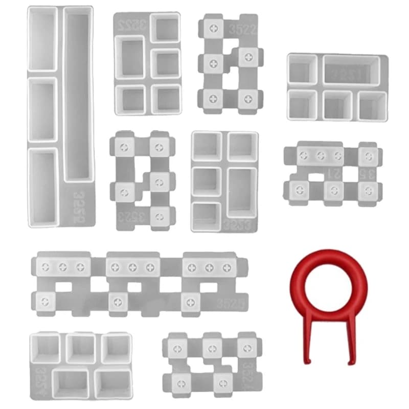R3MC for Cherry MX Epoxy Resin Mold Computer PC Gamer Pet Paw Keycaps Silicone Molds