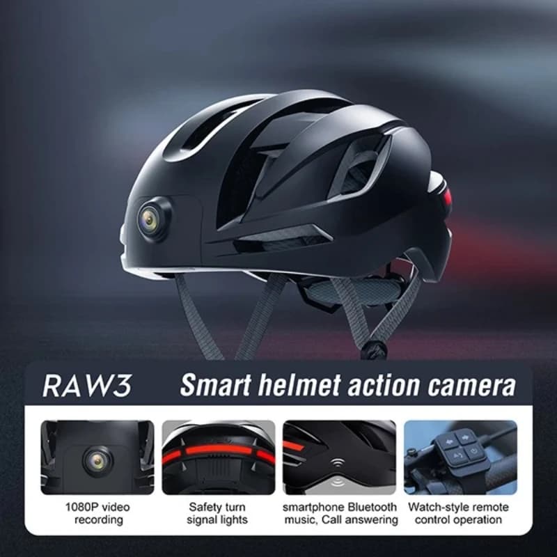 RAW3 Smart Helmet Sports Camera WIFI 1080P Video Recording HD Bluetooth Headset GPS Voice Reminder Camera for helmet motorcycle