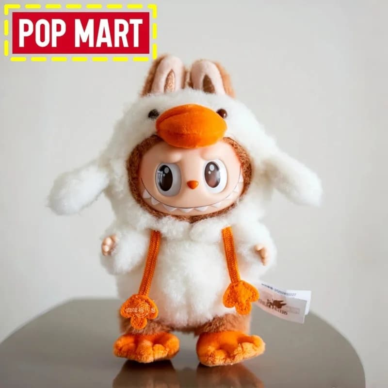 Originale Pop Mart Labubu The Monsters Forest Fairy Tale, Statuetta da Collezione Anime, Ornamento da Scrivania, Regalo di Compleanno