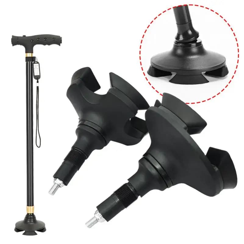 For Elderly Stability Trekking Pole Protector Non-Slip Crutch Tips Walking Cane Foot Covers Hiking Stick End Caps Cane