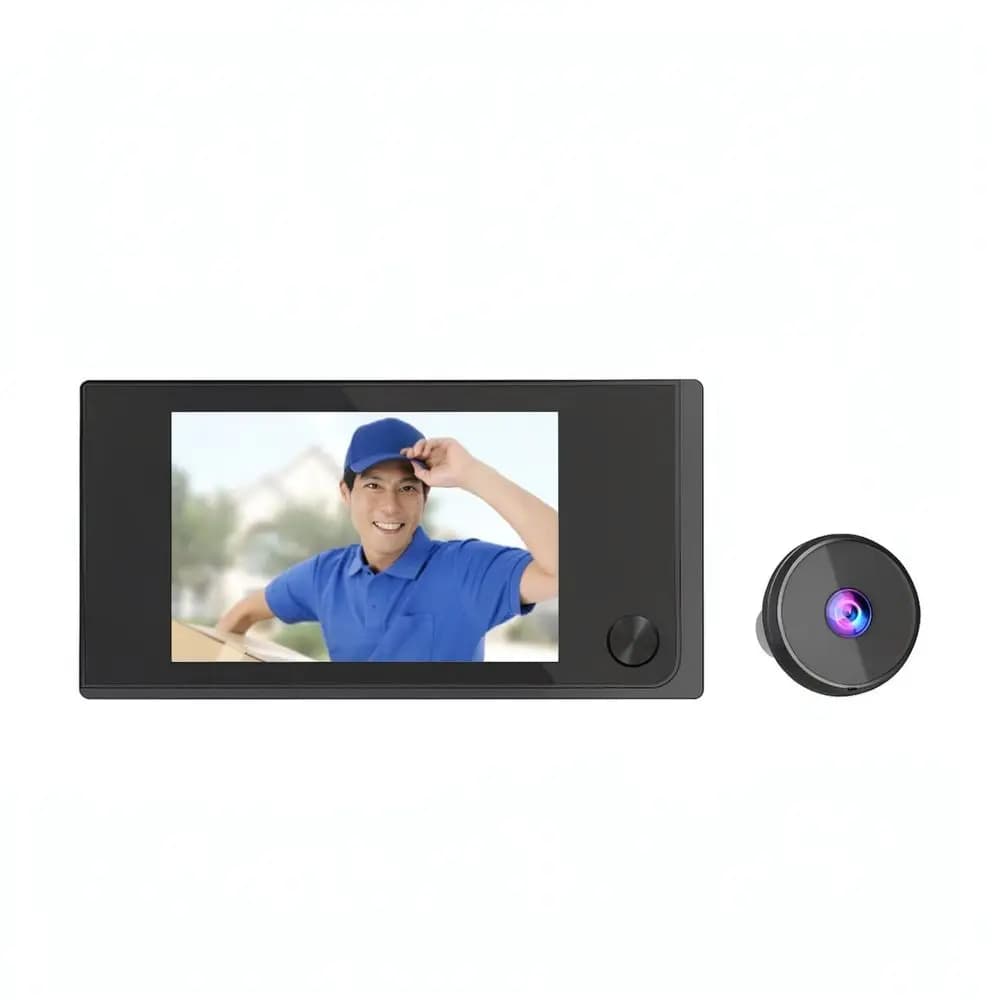Home Security Digital Peephole Camera 3.5 Inch LCD Monitor Door Entry Viewer Surveillance System For Nooberone Smart Device