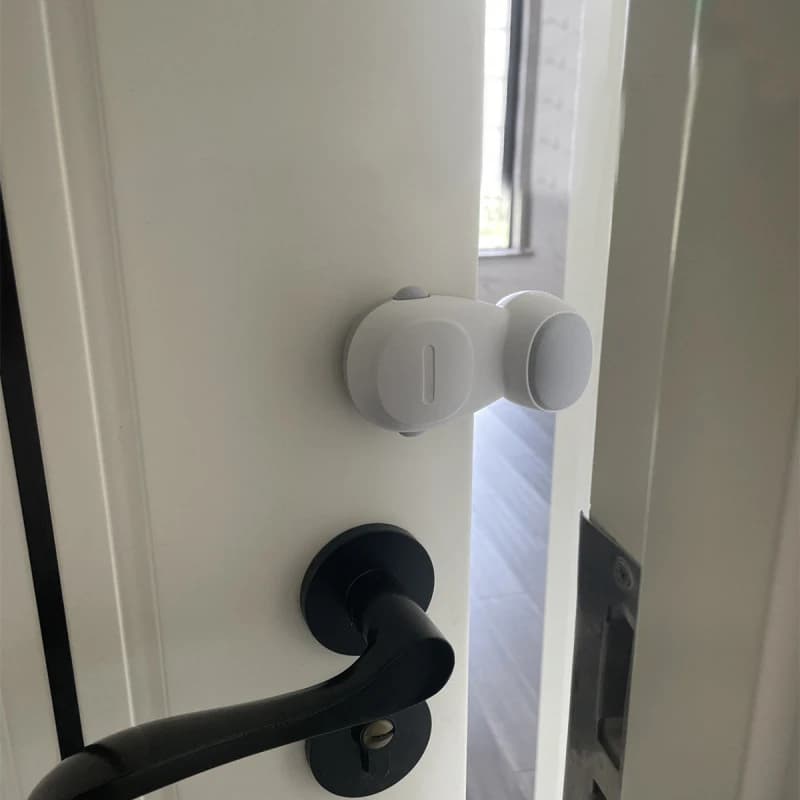 Protezione Anti-Pizzicamento per Dita dei Bambini, Fermaporta Rotante di Sicurezza per Prevenire Lesioni da Porta per Bambini o Animali Domestici