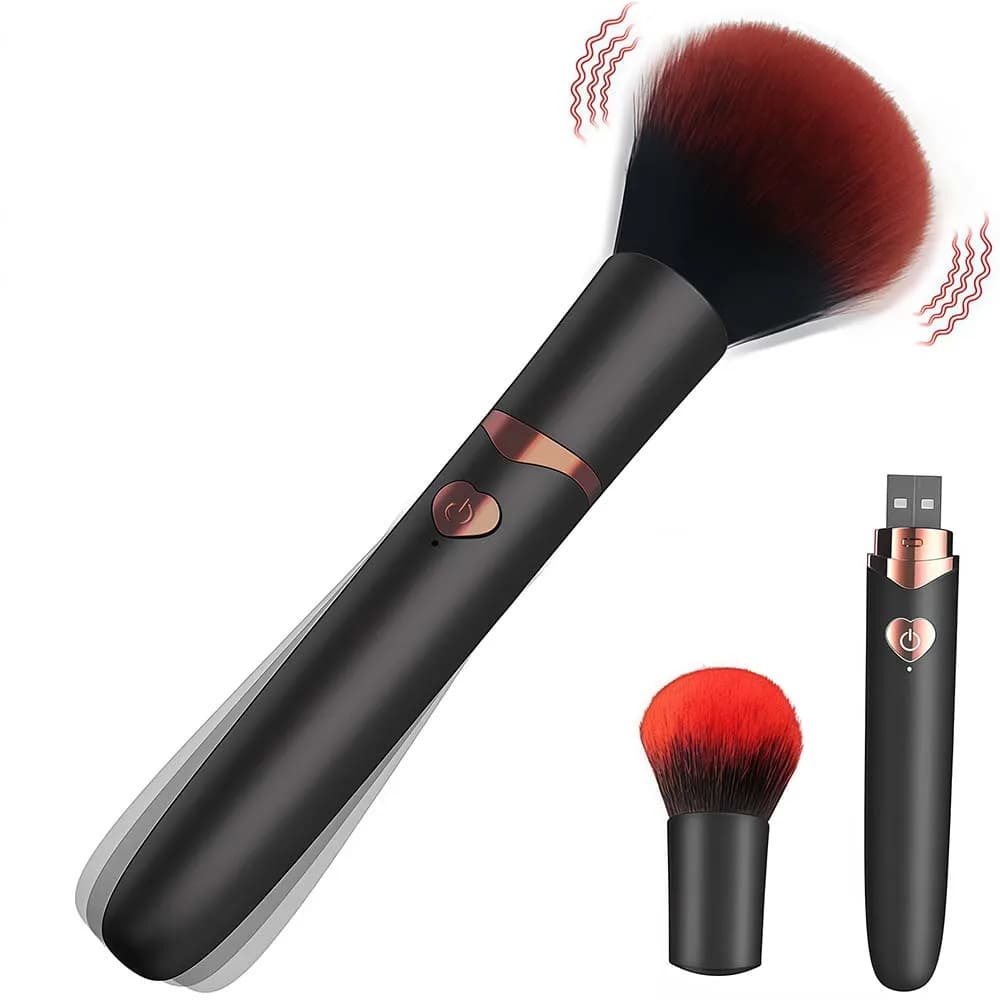 Pennello per trucco G-Spot Vibratore per le donne Dildo Masturbatore femminile Stimolatore clitorideo Vibrazione Vagina Capezzoli Massaggiatore Giocattoli del sesso