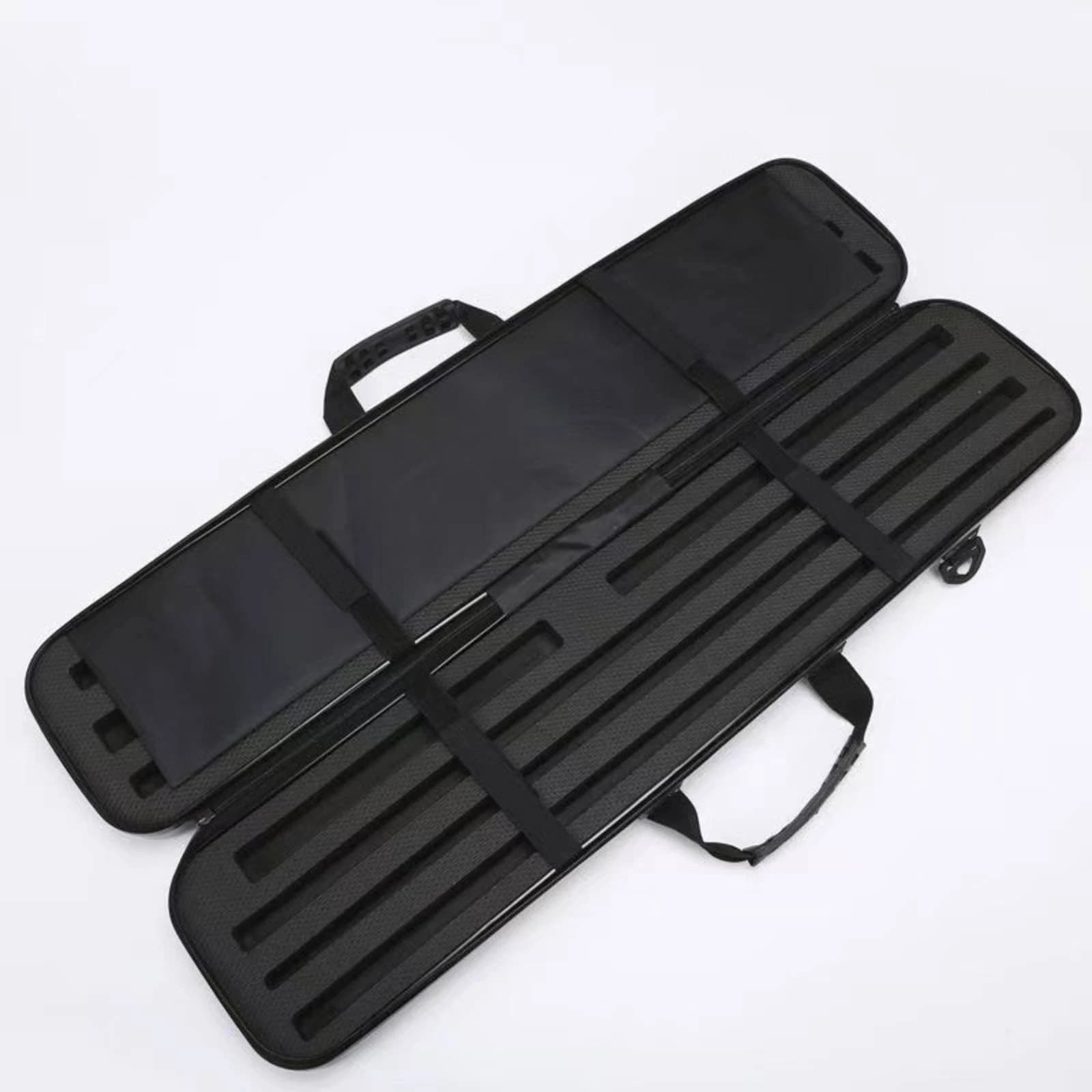 Hard Pool Cue Case Padded Interior Pool Cue Case Carry Handle Shock Resistant