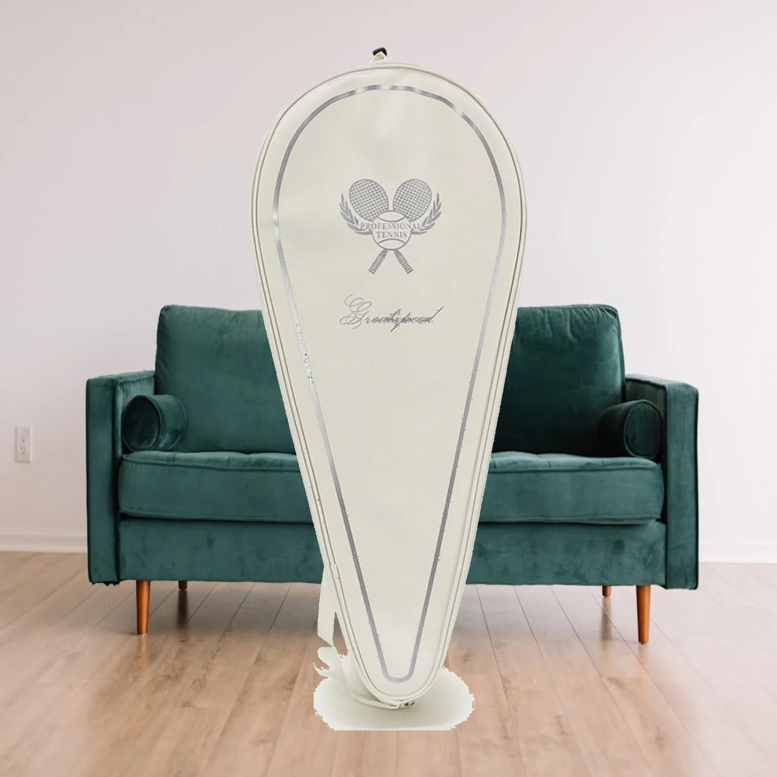 Tennis Racket Cover Bag Safeguarding Tennis Racket Cover with Shoulder Strap Long-Lasting Tear-Resistant for Commuters