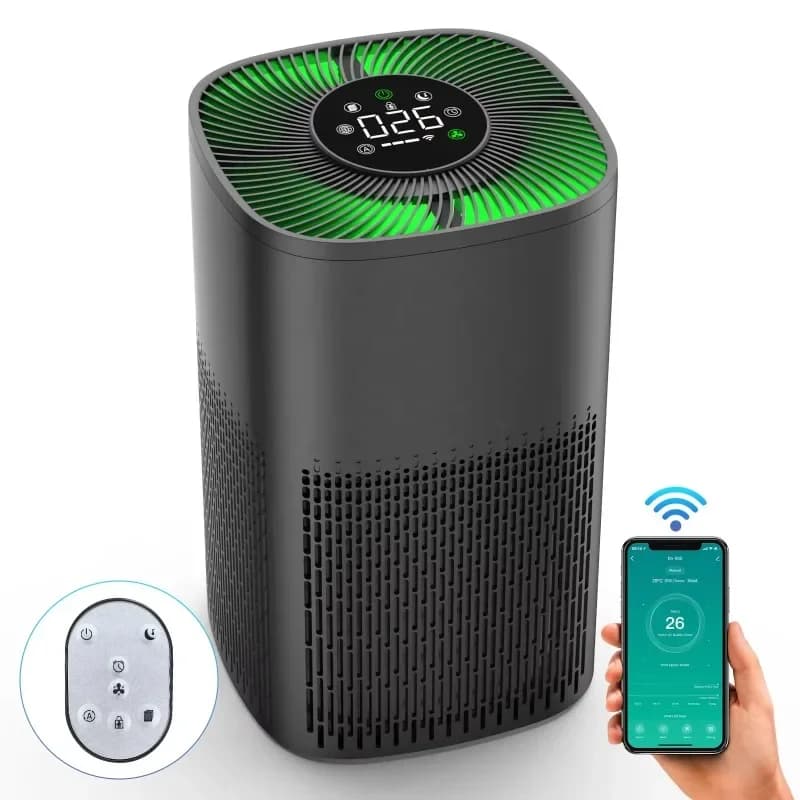 Purificatore d'aria Smart Home Wifi con filtro Hepa Purificatore d'aria telecomandato