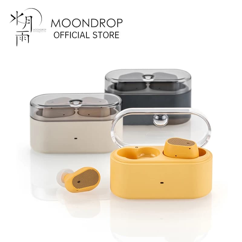 Auricolari MOONDROP Pudding TWS True Wireless Stereo ANC AI ENC LHDC-V con driver dinamico da 10 mm, DSP interattivo, Bluetooth 6.0