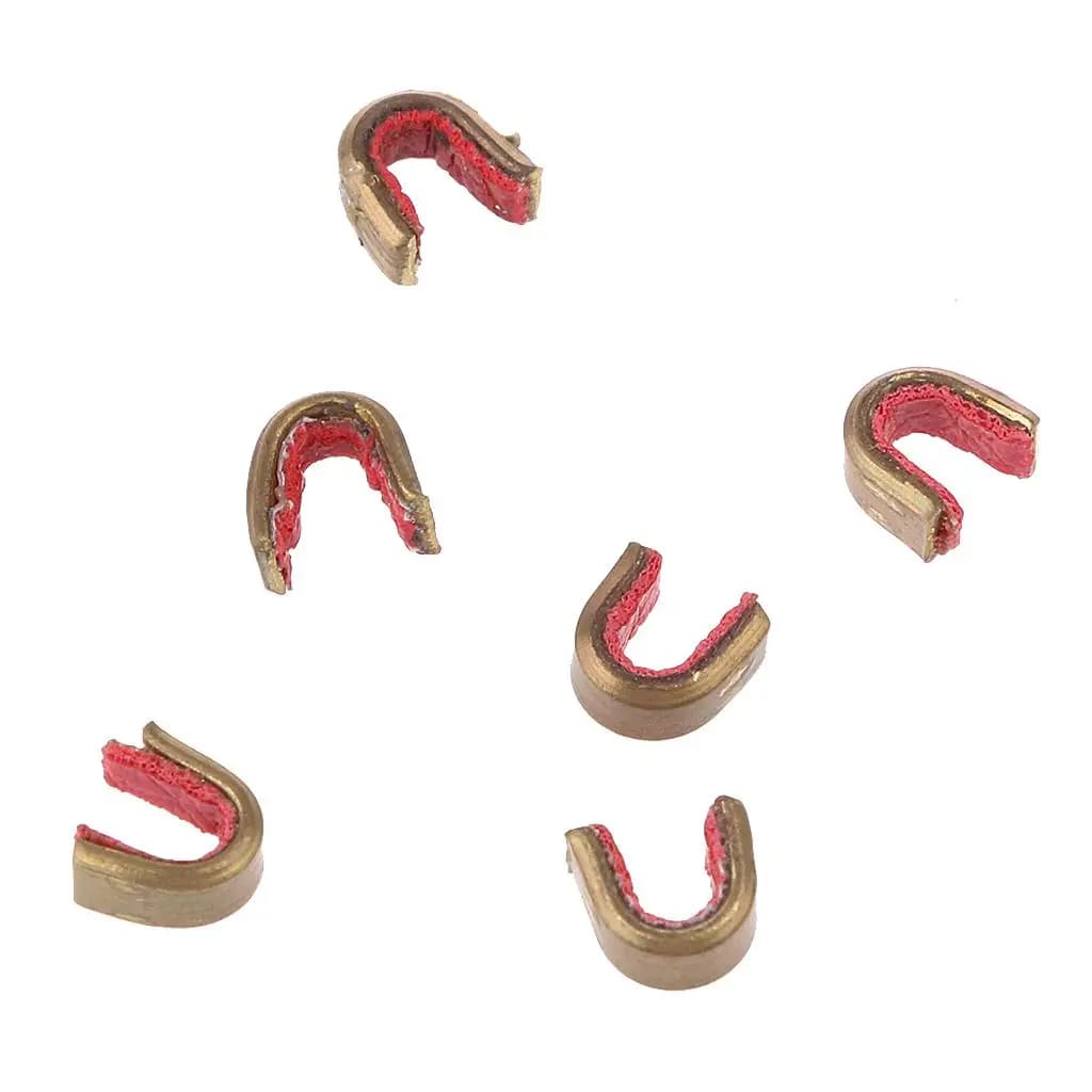 Set di 6 Pezzi per Corda d'Arco, Clip in Metallo per Frecce, Accessori per Archi Compositi, Set per Tiro con l'Arco