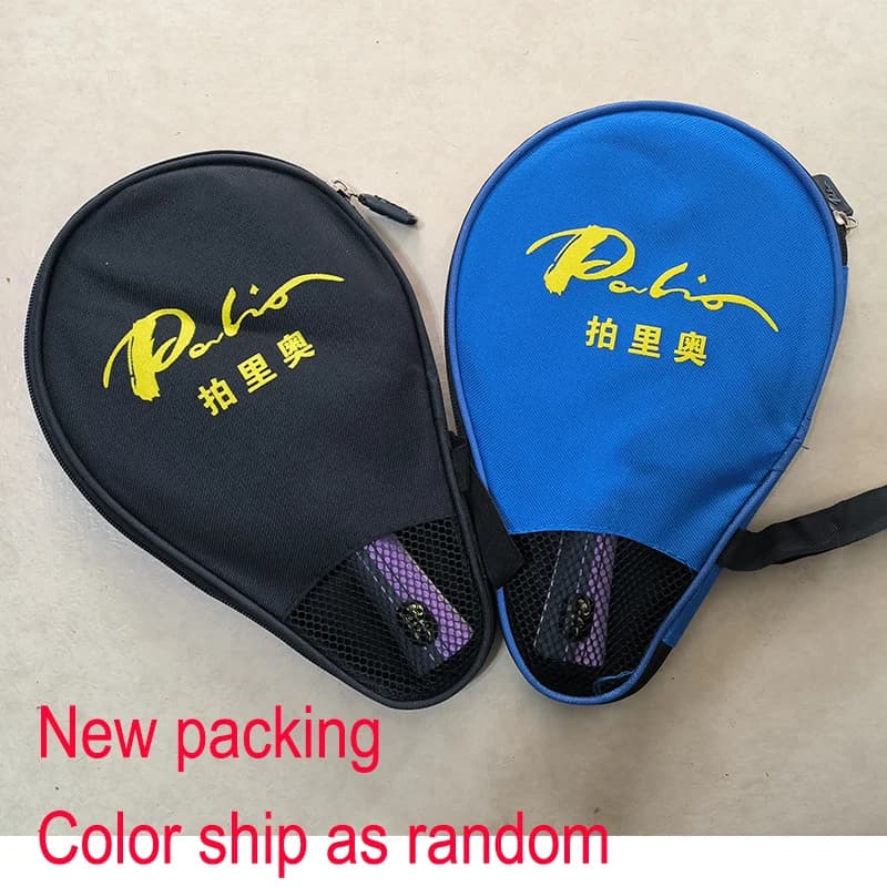 PALIO 3 STAR Ping pong rack with rubber sponge bag CJ8000 original 3 star carbon ping pong housing
