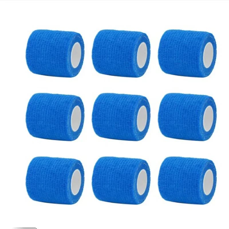 Nastro avvolgente per benda elastica autoadesiva sportiva azzurra da 4,6 m Elastoplast per supporto per ginocchio, dito, caviglia, palmo, spalla