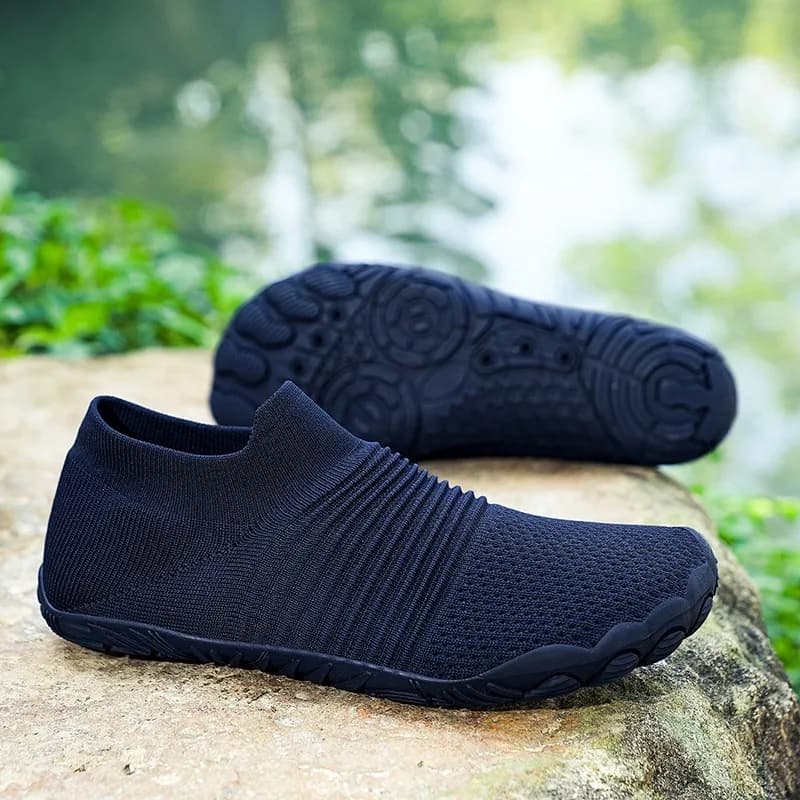 Casual Unisex Sport Shoes, Five-Die Shoes with Larga Point, Outdoor Running Shoes Slip-On, Anti-slip and Resistent Training Shoes