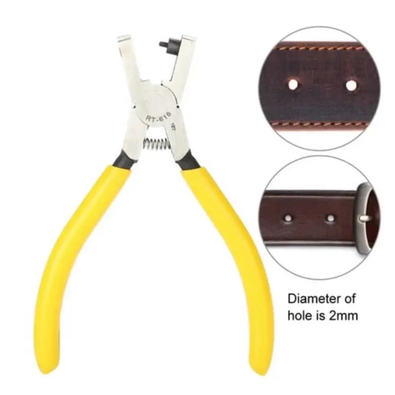 Hole Making Punch Pliers For Leather Band Holes Belts Watch Eyelet Tool 0.8mm