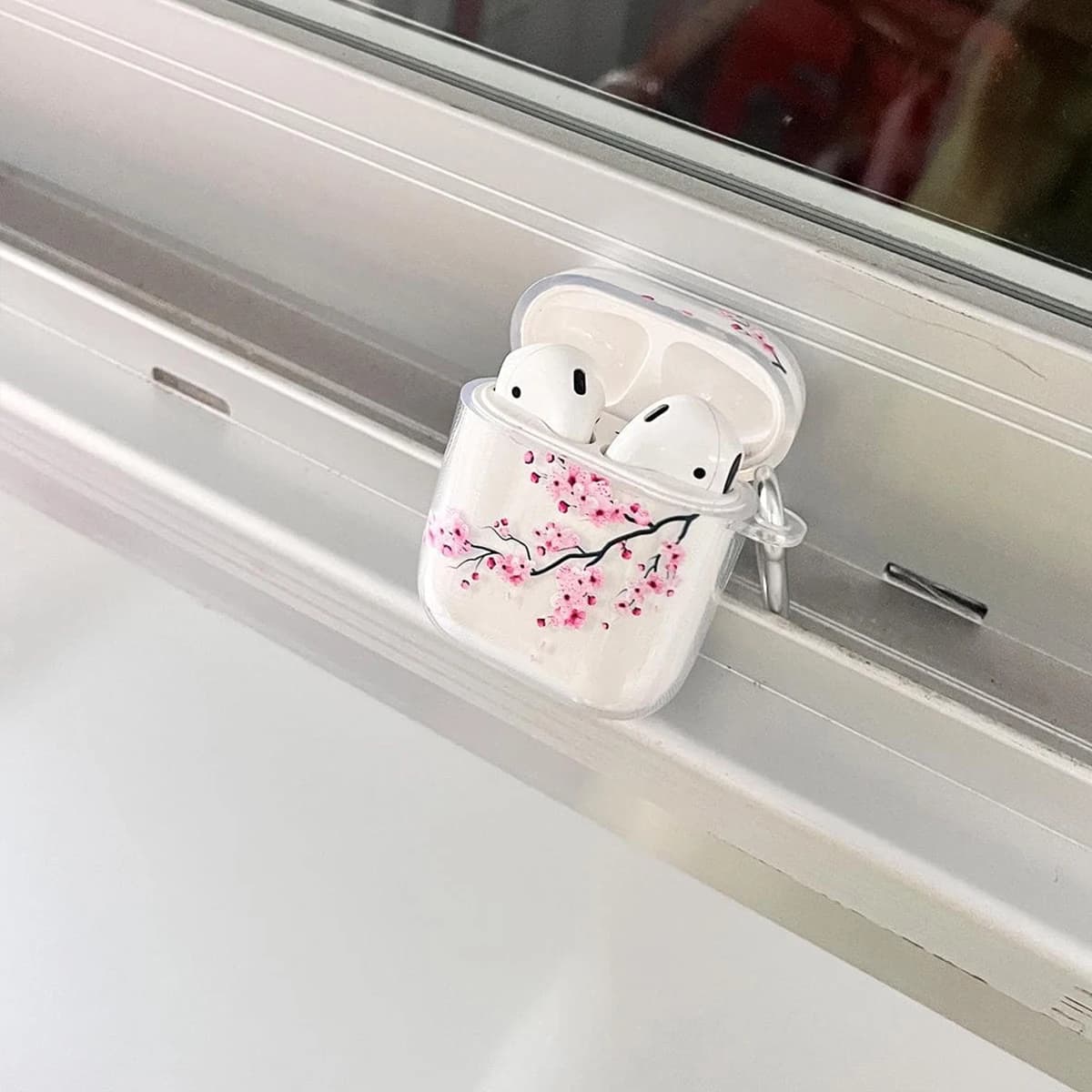Custodie personalizzate trasparenti in TPU Sakura per Airpods pro2 Cover per cuffie in silicone moda per custodia AirPods 3