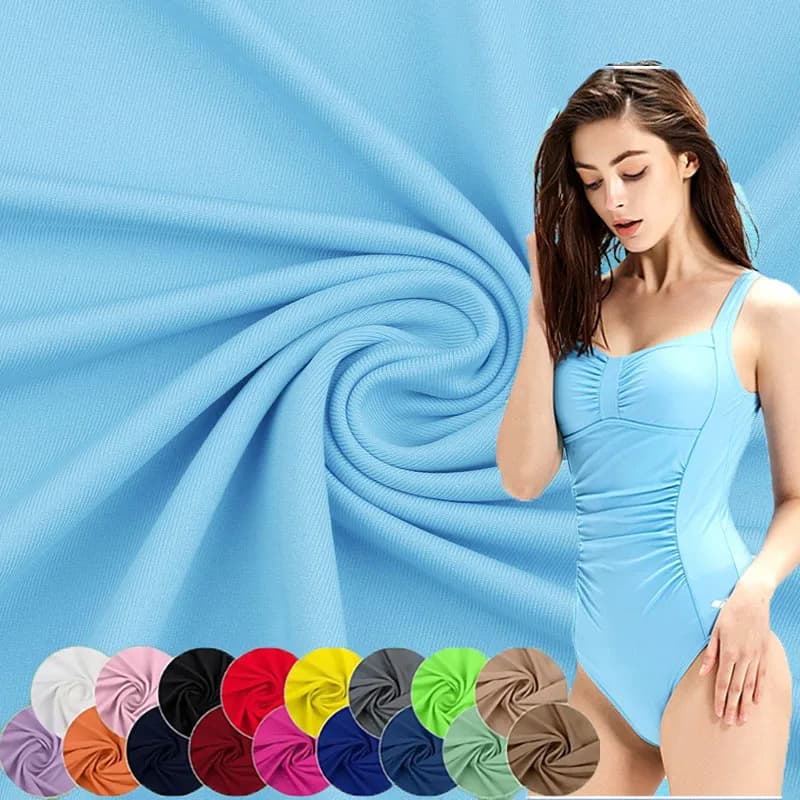 Tessuto in Spandex, Tessuto in Lycra Elasticizzato a 4 Vie per Top, Danza, Yoga, Costumi da Bagno, Sfondi Fotografici, Drappeggi, Fai da Te, Molti Colori, Tessuto per Cucito
