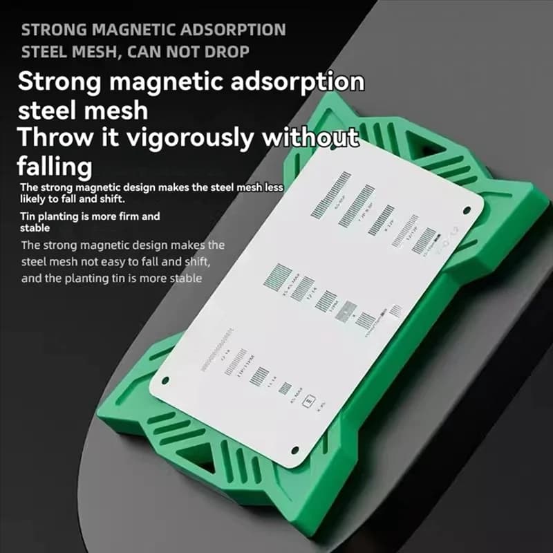 A23P WL-716L Universale BGA Reballing Pad Magnetico Stagno Impianto Pad Telefono Mobile CPU IC Rilavorazione Adsorbimento Dispositivo In Silicone