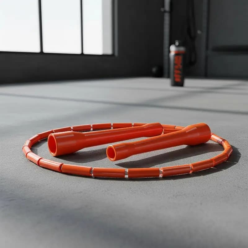 New PE Beaded Segmented Jump Rope Bamboo Knot Fitness Rope For Student Adult Sports Training