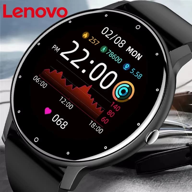 Lenovo Zl02C Pro Smartwatch with Full Touch Screen, Sports Fitness Tracker, Waterproof, Bluetooth Calls, Universal 2026