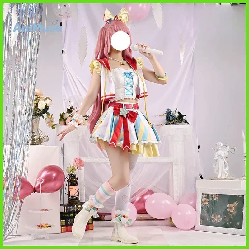 Pretty Derby Agnes Digital Cosplay Costume Race Outfit Women Cute Dress Anime Outfit Halloween Comic Con AniMuse
