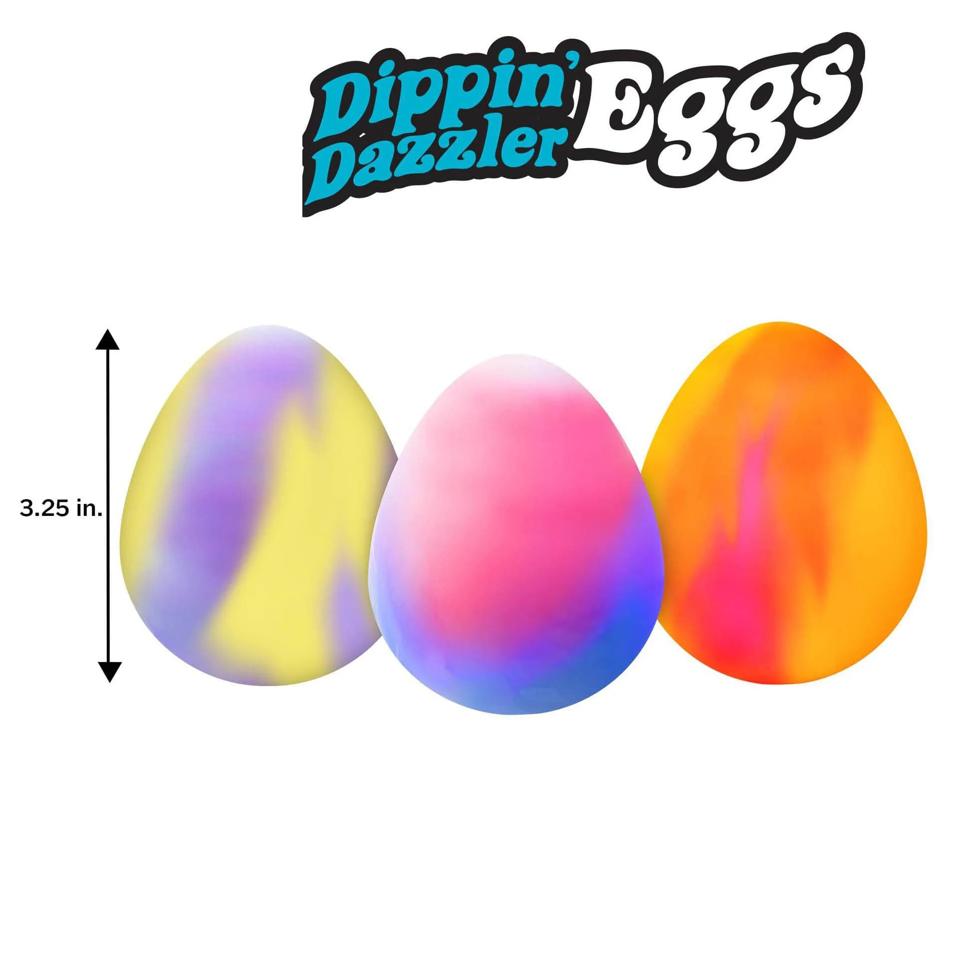 1 Pezzo Giocattolo Antistress a Forma di Uovo di Pasqua Colorato, Morbido Giocattolo Squishy in Gomma, Giocattolo per Decompressione per Bambini e Regalo per Feste di Pasqua