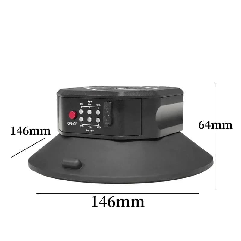 Installazione del parabrezza dell'auto con telecamera a ventosa per pompa d'aria elettrica automatica da 6 pollici in lega di alluminio, per action camera/telefono