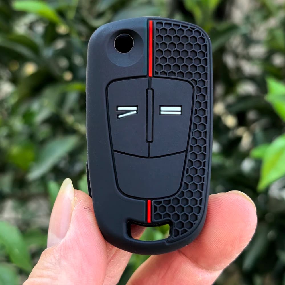Silicone Car Remote Key Case Cover Shell Fob for Opel Vauxhall Astra H Corsa D Vectra C Zafira Astra Vectra Signum 2/3BNT