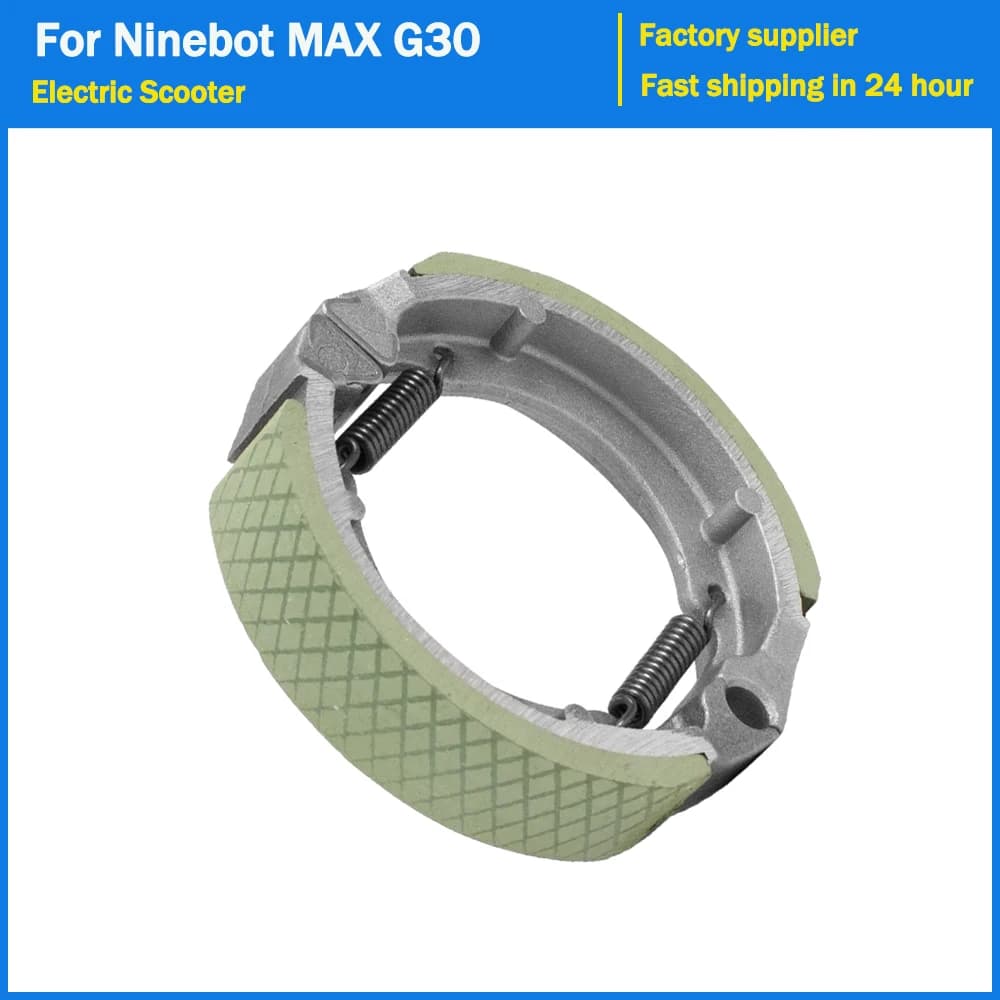Scarpa pastiglia freno a tamburo anteriore per scooter elettrico Ninebot MAX G30 parti di ricambio per monopattino freno a tamburo ruota anteriore